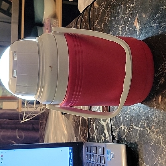 Vintage Coleman 1/3 Gallon Jug cooler Water ice personnal size thermos insulated - Picture 1 of 5